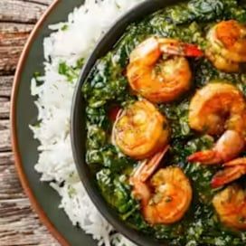 SHRIMP SAAG